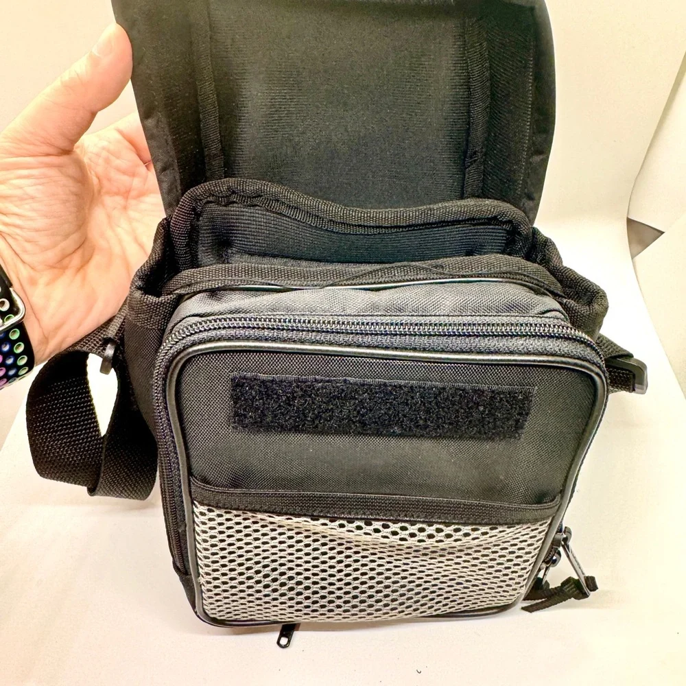 Vintage RadioShack Shoulder Bag Y2K Electronics Camera‎ Case Mesh Pocket